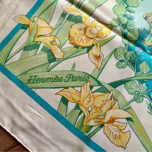 Genuine Hermes Silk Scarf ‘Au Bord de L’eau’